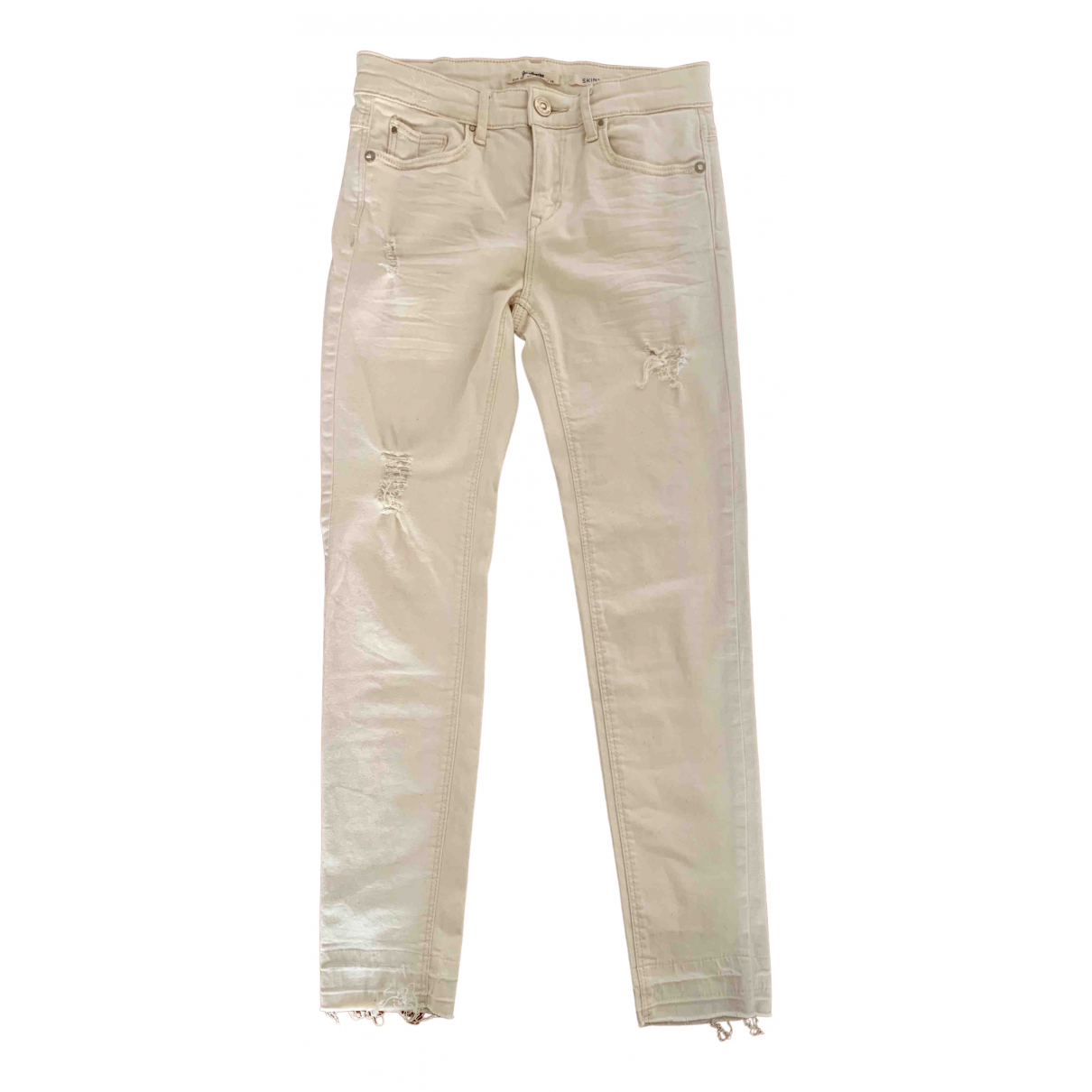 Slim jeans STRADIVARIUS Beige size 26 